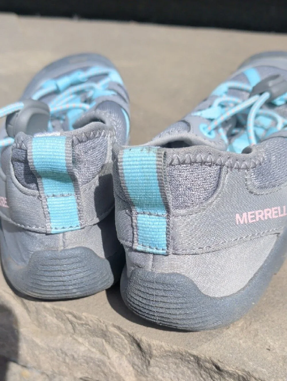 Merrell Youth Gray Slip-On Water Shoe with Aqua Insole